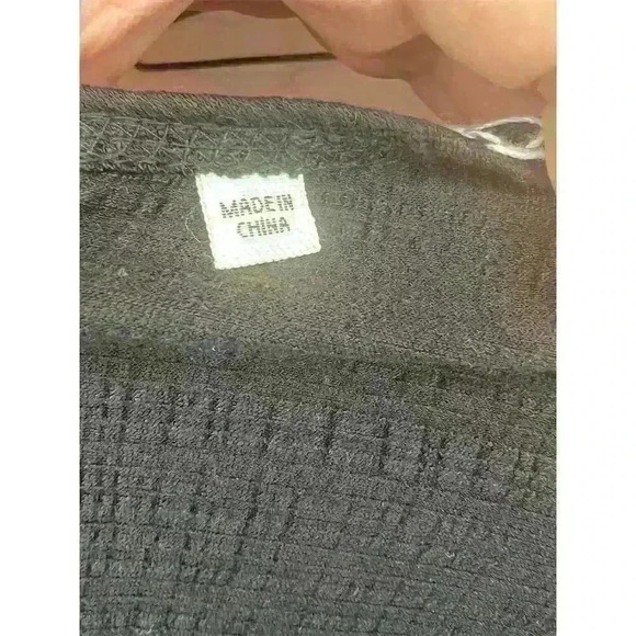 Max Studio Plus 1X Black Flutter Sleeve Knee Length Dress Women - Picture 11 of 14